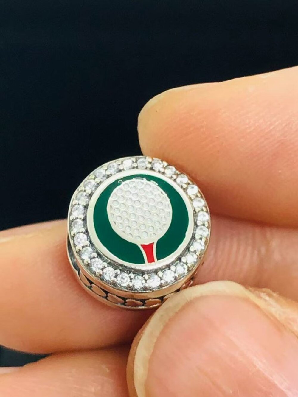 ✨🔥PPandora Golfball Bead Charm S925 Silver with box